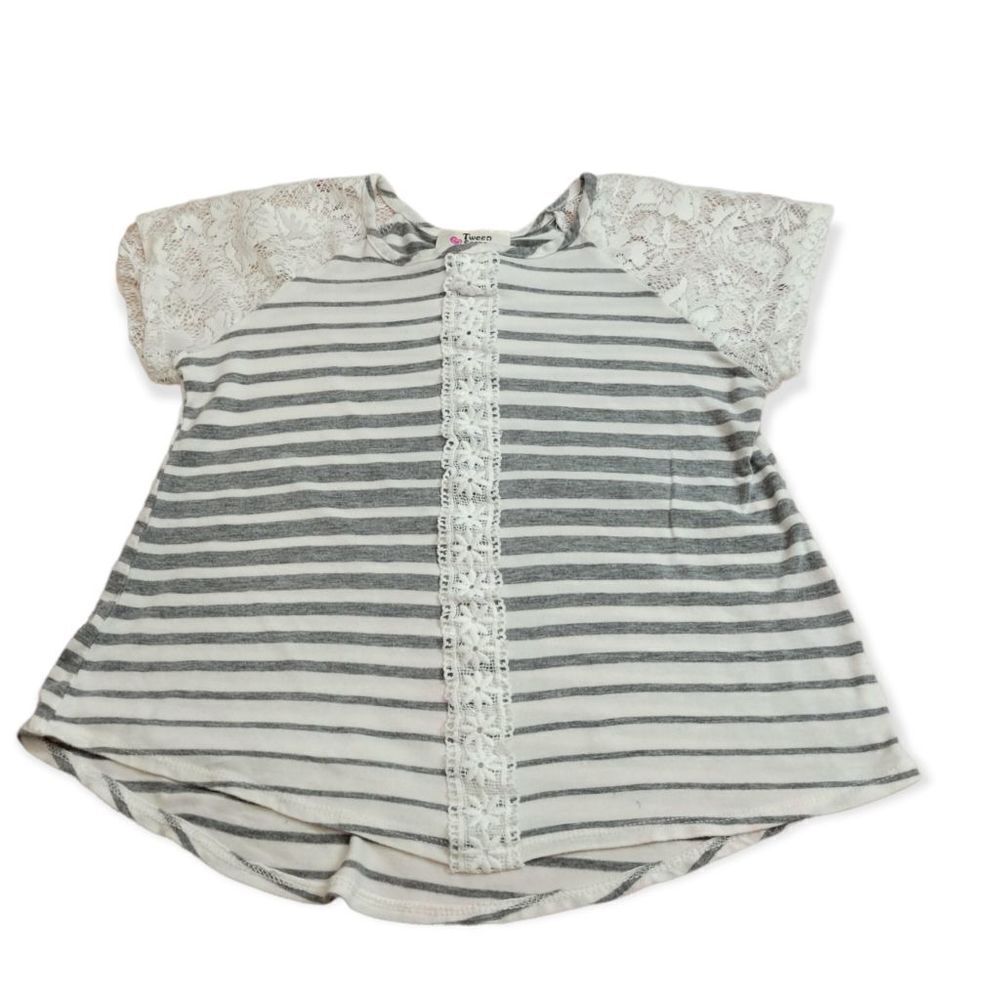 Tween Scene stripped blouse L